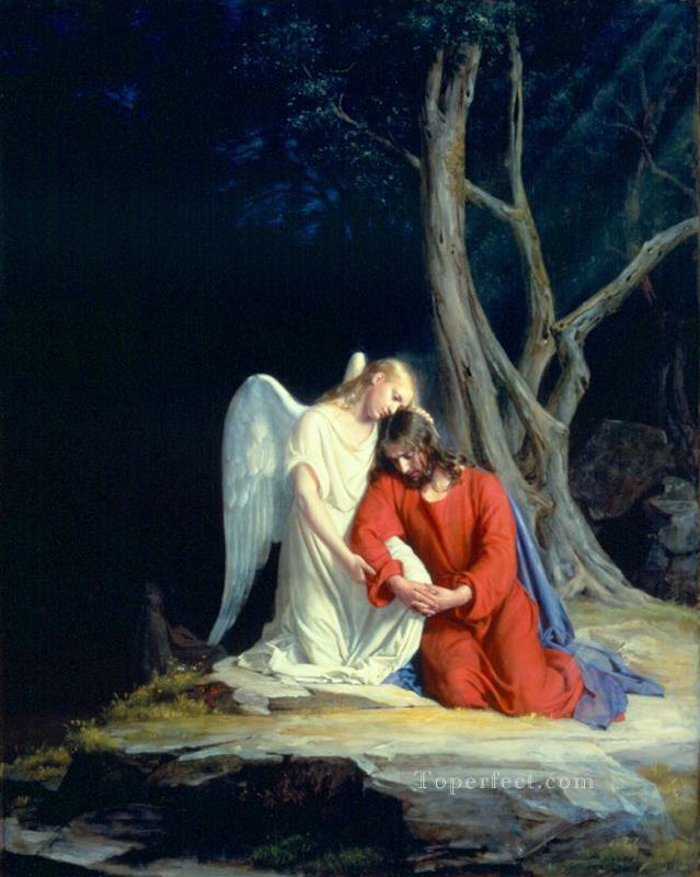 Christ dans la religion de Gethsémani Carl Heinrich Bloch Peintures à l'huile